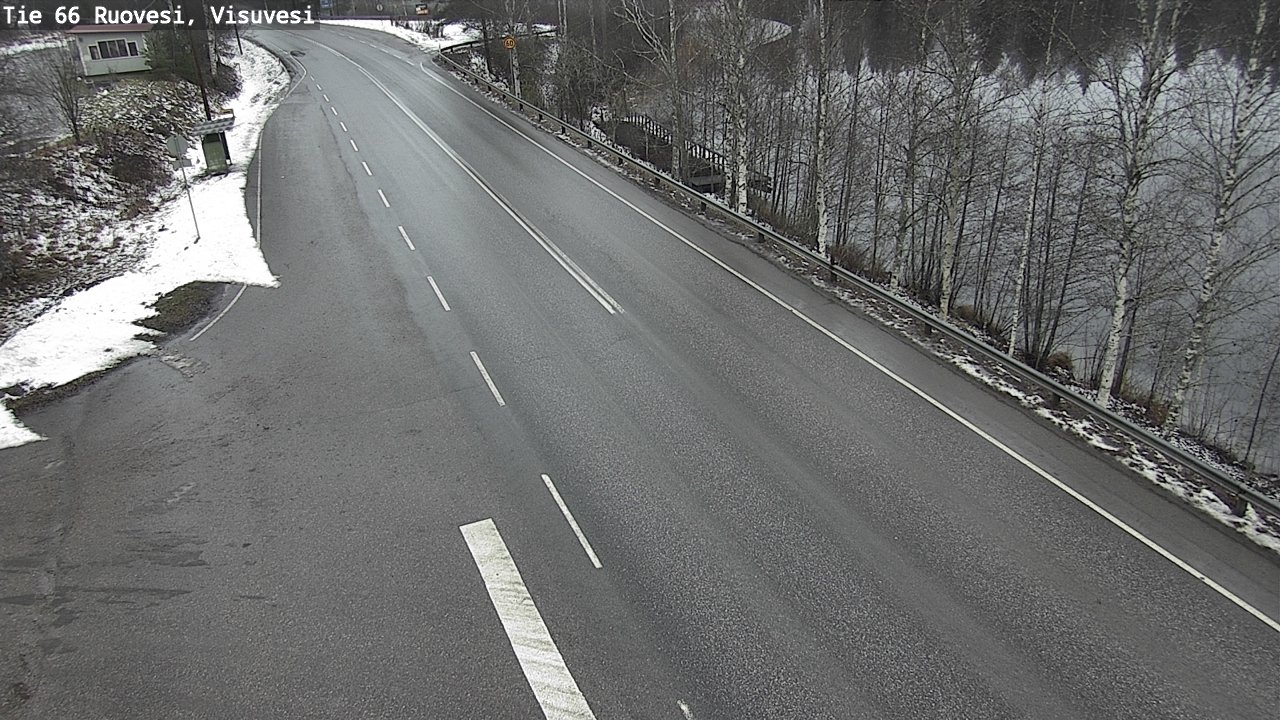 Weather Camera Image Väg 66 Ruovesi, Visuvesi, Ruovesi, Pirkanmaa