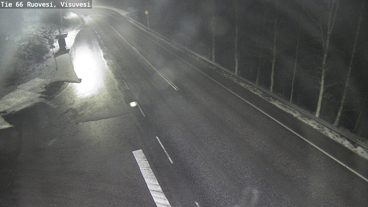 Weather Camera Image Väg 66 Ruovesi, Visuvesi, Ruovesi, Pirkanmaa