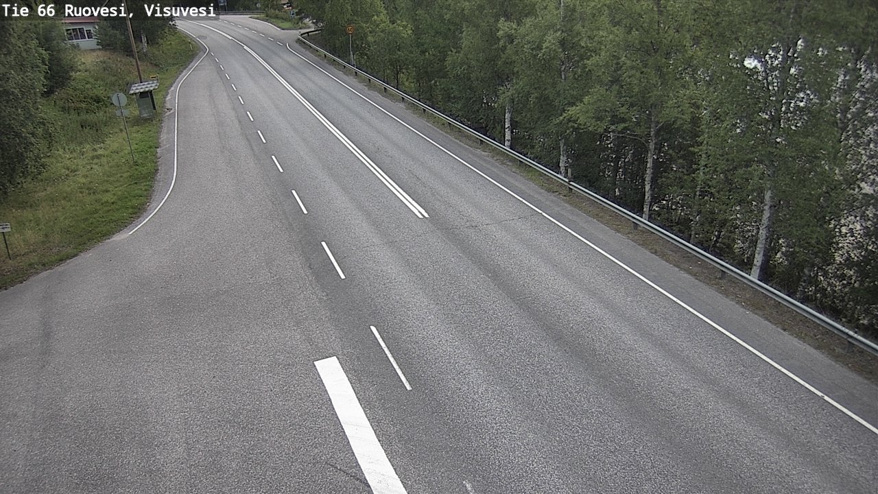 Weather Camera Image Road 66 Ruovesi, Visuvesi, Ruovesi, Pirkanmaa
