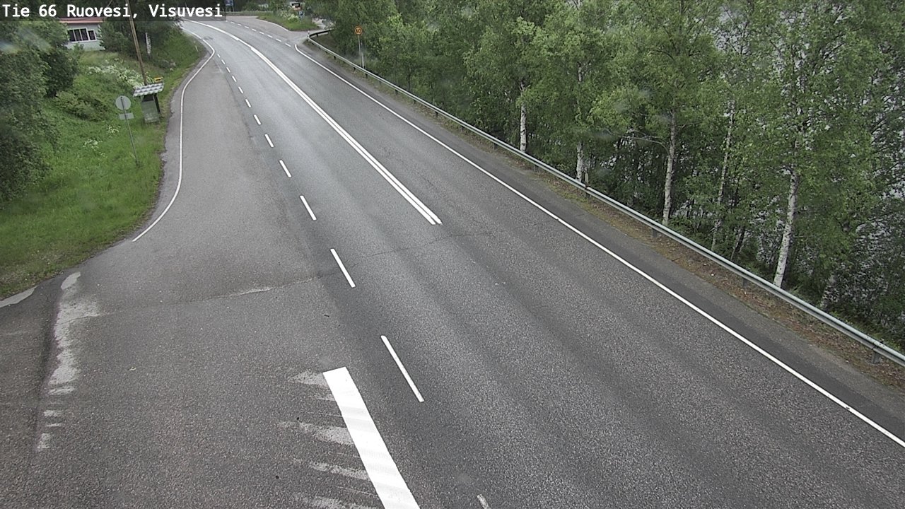 Weather Camera Image Väg 66 Ruovesi, Visuvesi, Ruovesi, Pirkanmaa