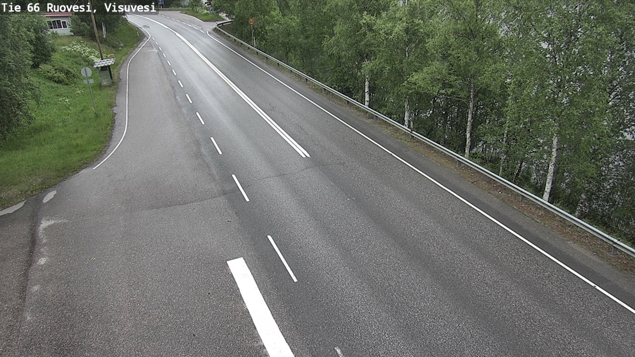 Weather Camera Image Väg 66 Ruovesi, Visuvesi, Ruovesi, Pirkanmaa