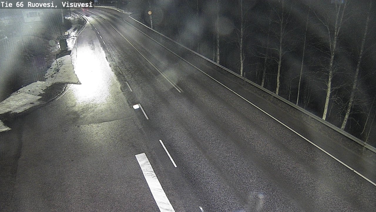 Weather Camera Image Väg 66 Ruovesi, Visuvesi, Ruovesi, Pirkanmaa