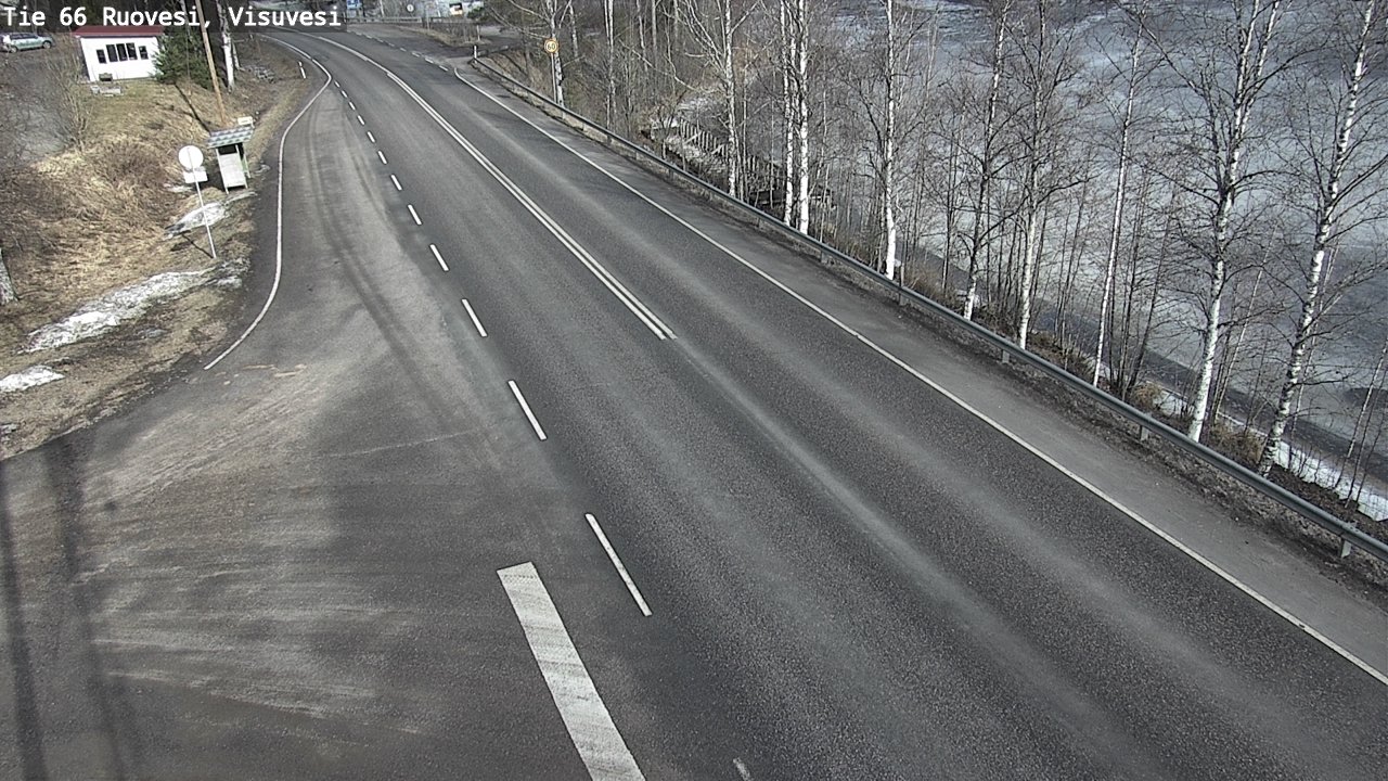 Weather Camera Image Väg 66 Ruovesi, Visuvesi, Ruovesi, Pirkanmaa