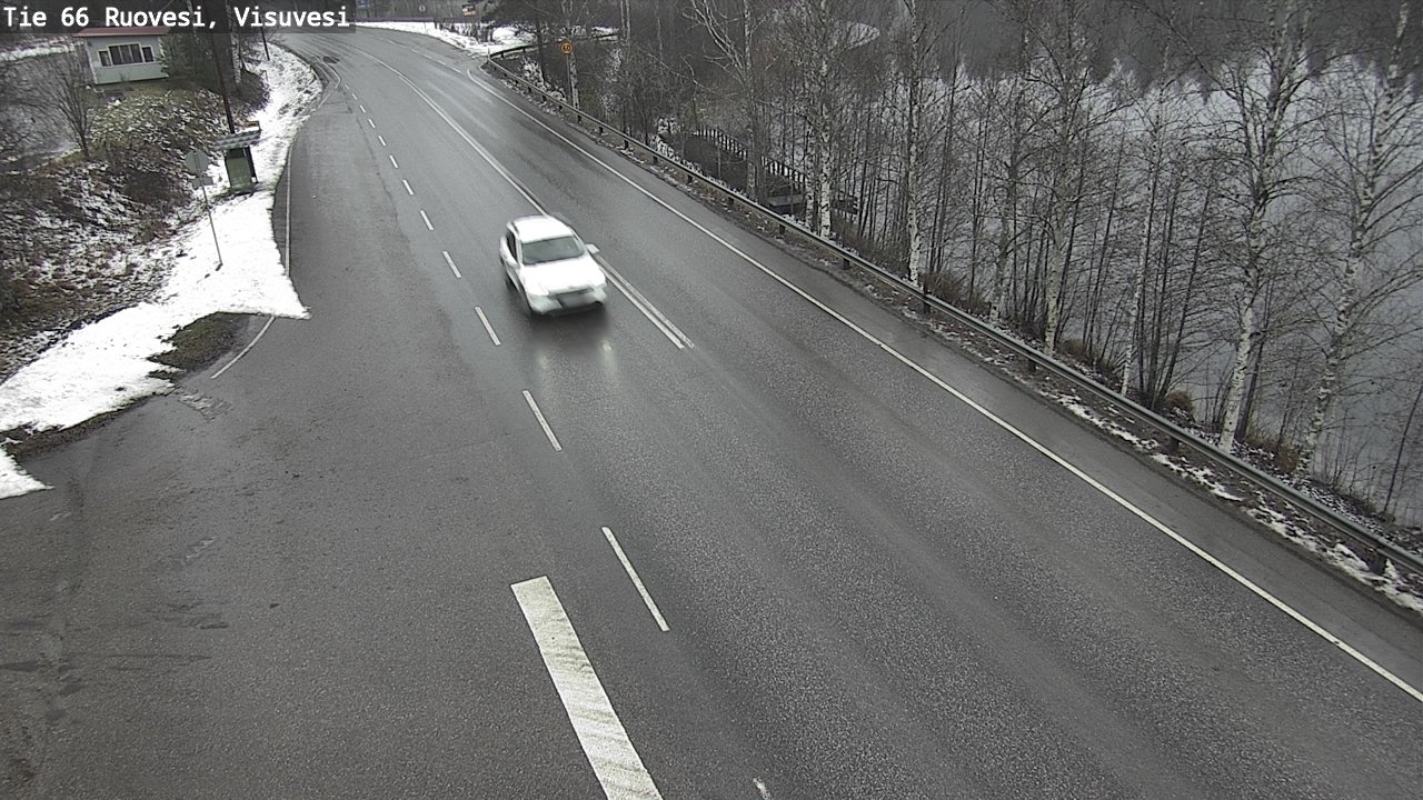 Weather Camera Image Väg 66 Ruovesi, Visuvesi, Ruovesi, Pirkanmaa