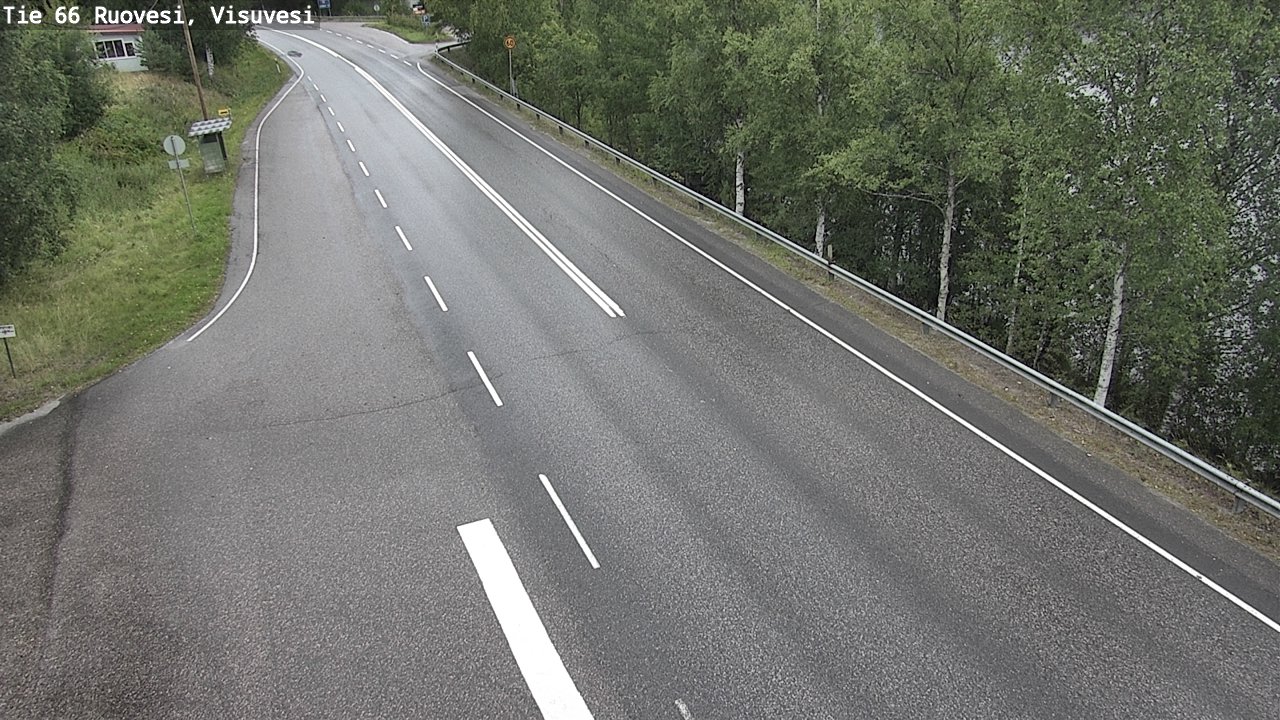 Weather Camera Image Väg 66 Ruovesi, Visuvesi, Ruovesi, Pirkanmaa
