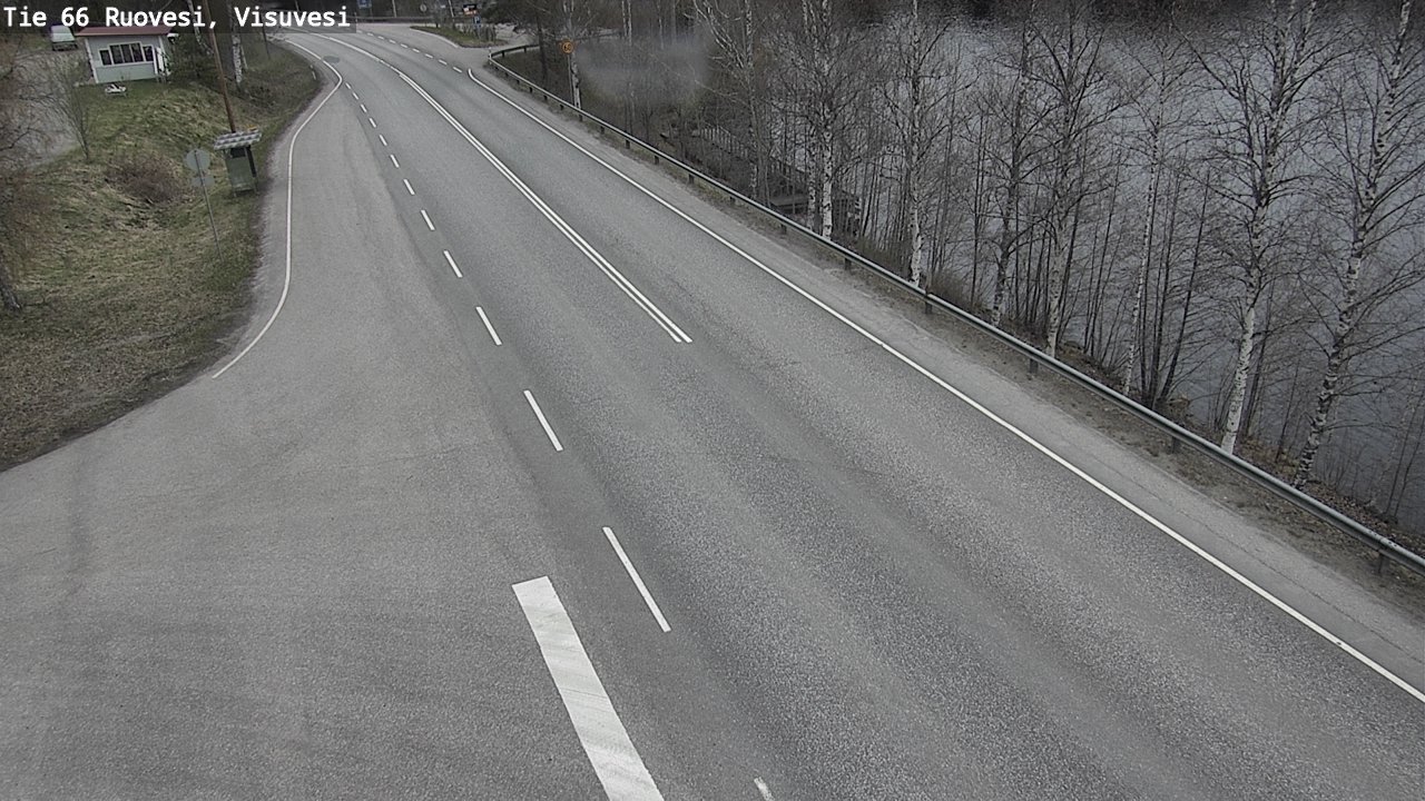 Weather Camera Image Väg 66 Ruovesi, Visuvesi, Ruovesi, Pirkanmaa