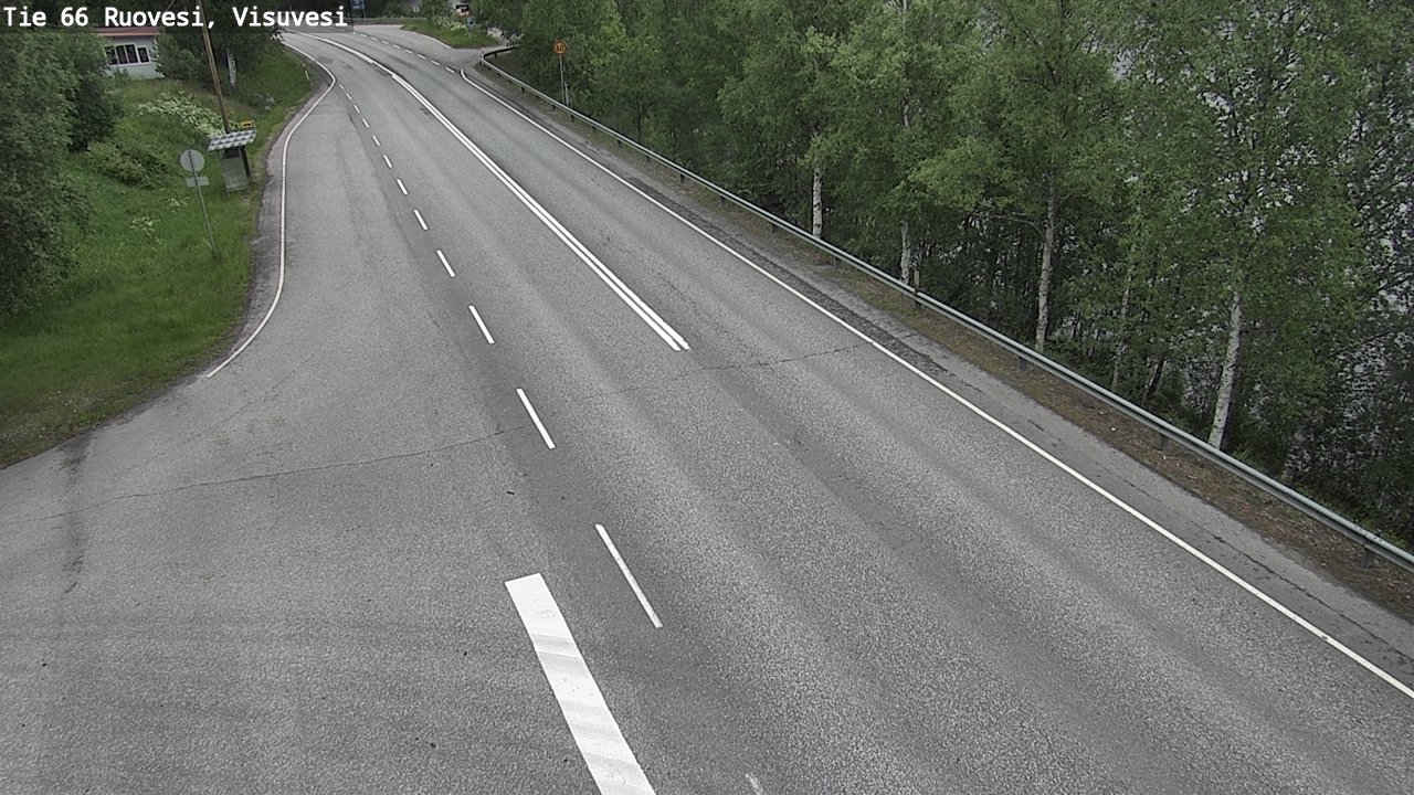Weather Camera Image Väg 66 Ruovesi, Visuvesi, Ruovesi, Pirkanmaa