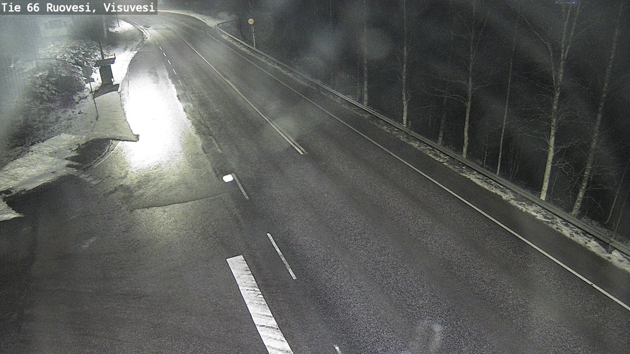 Weather Camera Image Väg 66 Ruovesi, Visuvesi, Ruovesi, Pirkanmaa