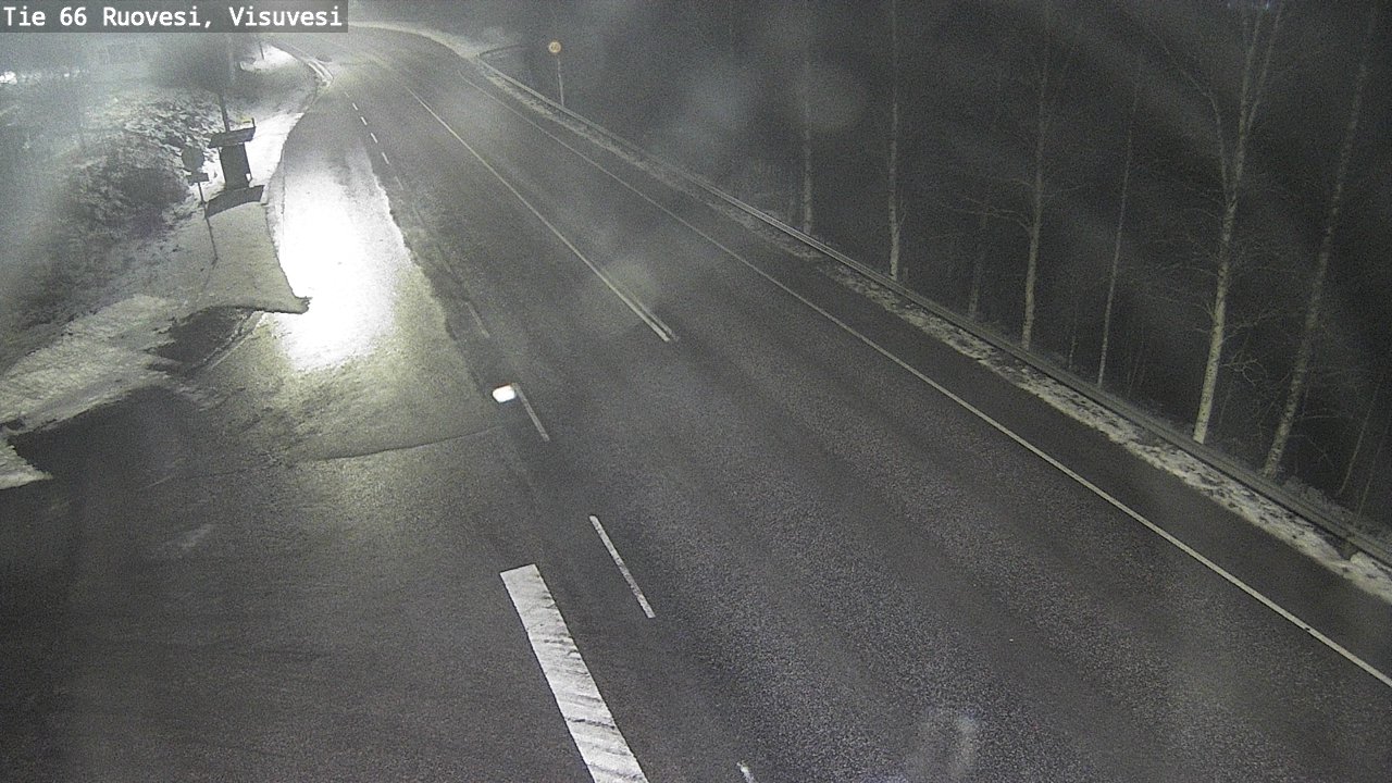Weather Camera Image Väg 66 Ruovesi, Visuvesi, Ruovesi, Pirkanmaa