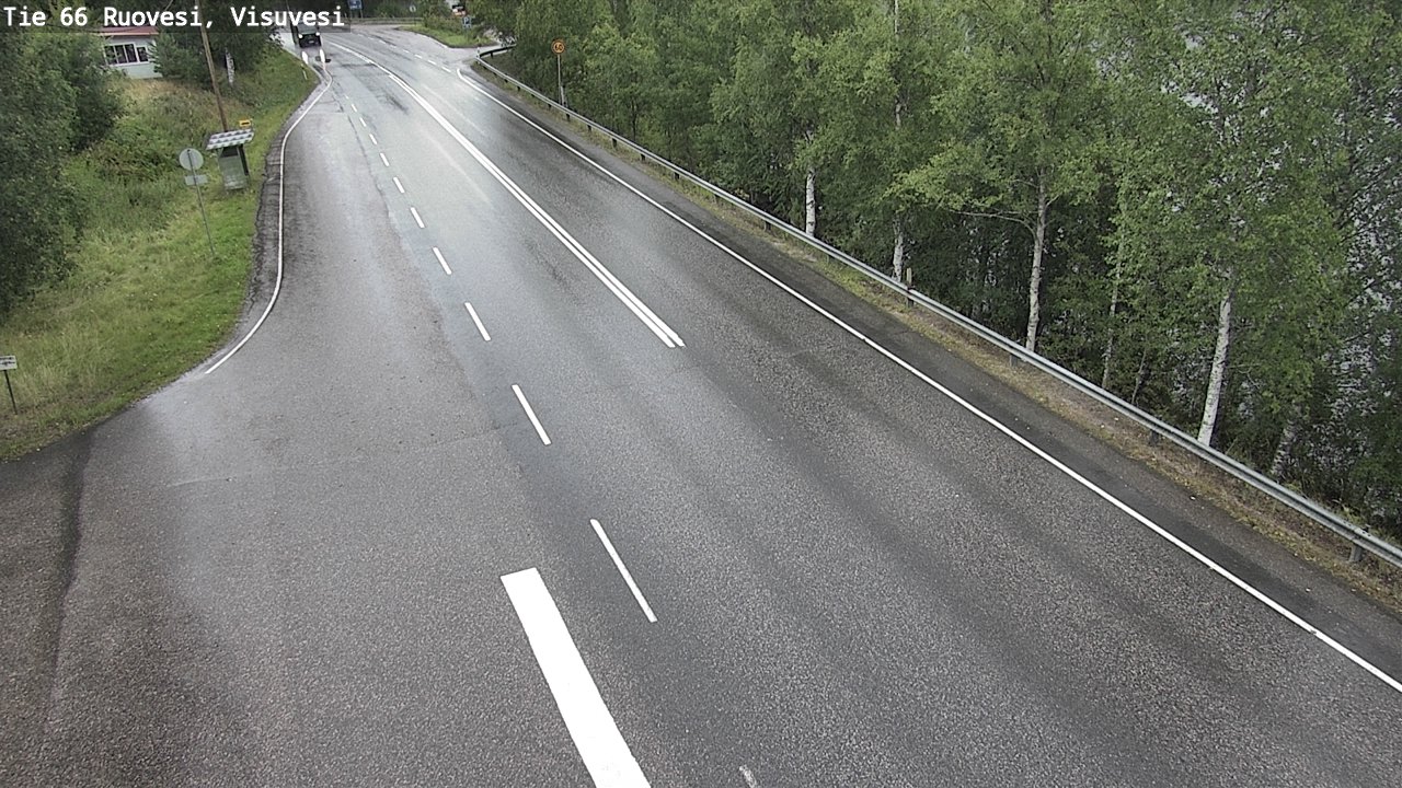 Weather Camera Image Road 66 Ruovesi, Visuvesi, Ruovesi, Pirkanmaa