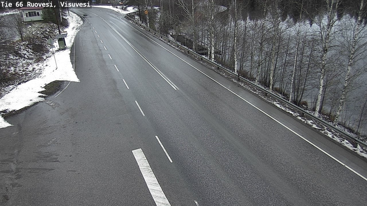 Weather Camera Image Väg 66 Ruovesi, Visuvesi, Ruovesi, Pirkanmaa