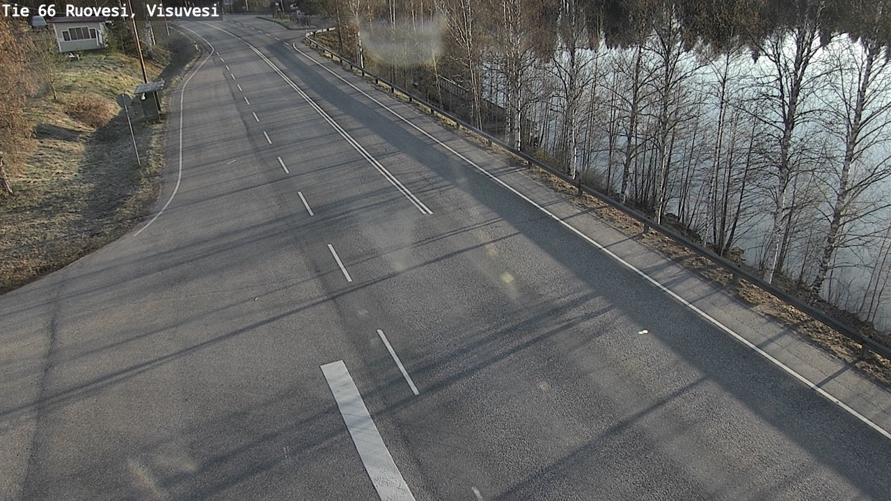 Weather Camera Image Väg 66 Ruovesi, Visuvesi, Ruovesi, Pirkanmaa