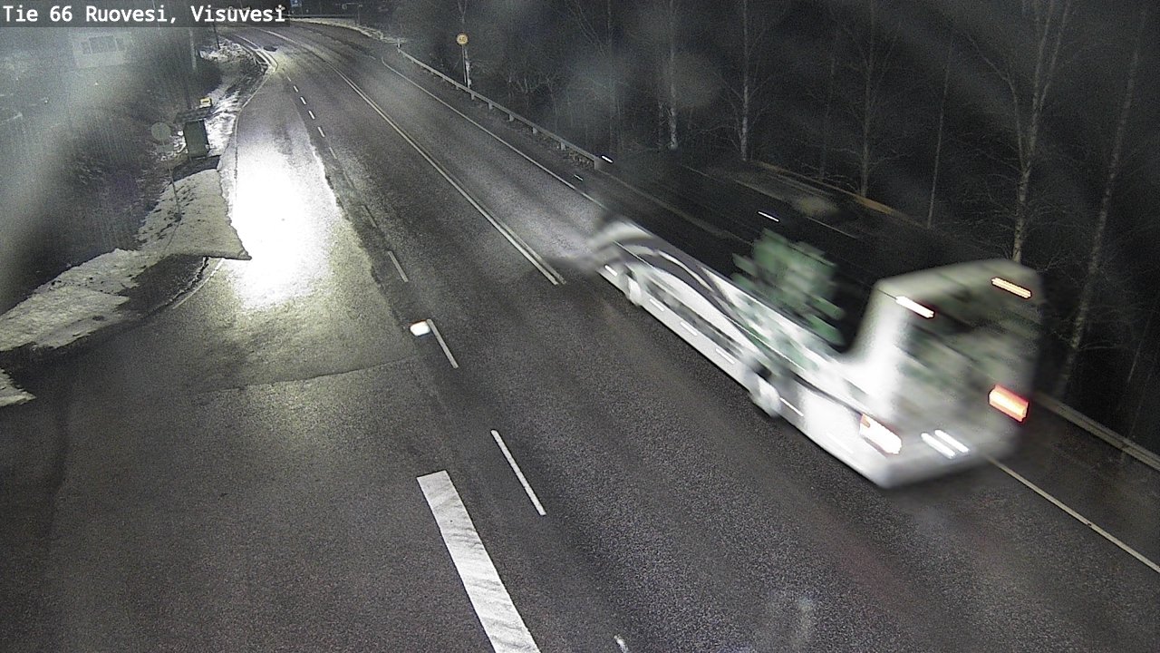 Weather Camera Image Väg 66 Ruovesi, Visuvesi, Ruovesi, Pirkanmaa