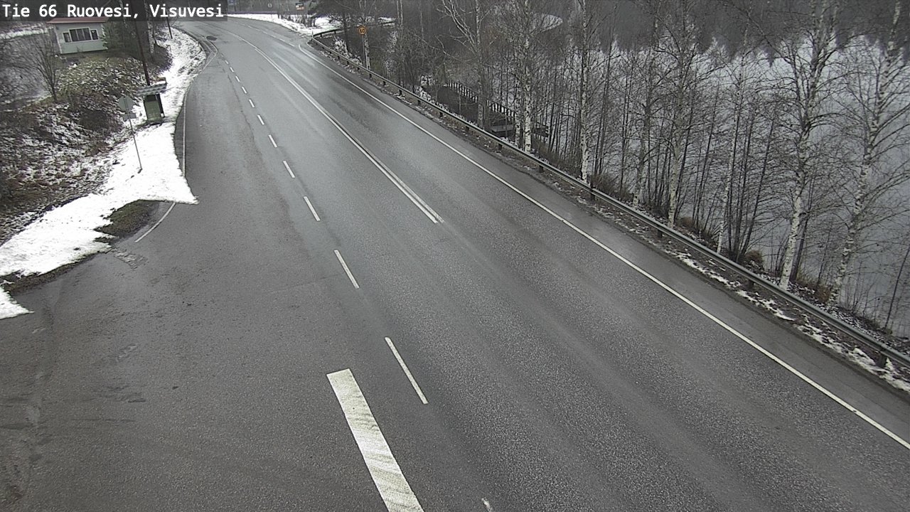 Weather Camera Image Väg 66 Ruovesi, Visuvesi, Ruovesi, Pirkanmaa