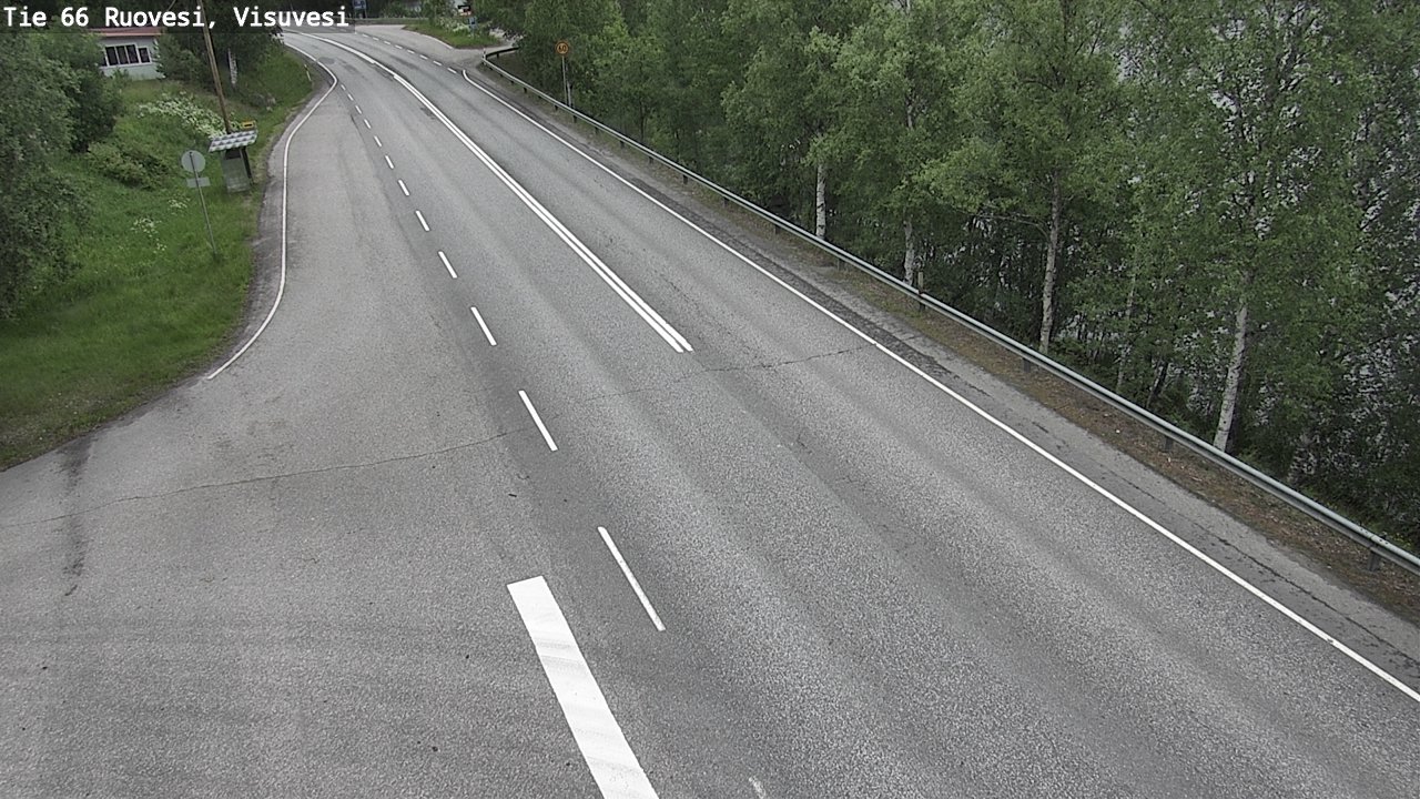 Weather Camera Image Väg 66 Ruovesi, Visuvesi, Ruovesi, Pirkanmaa