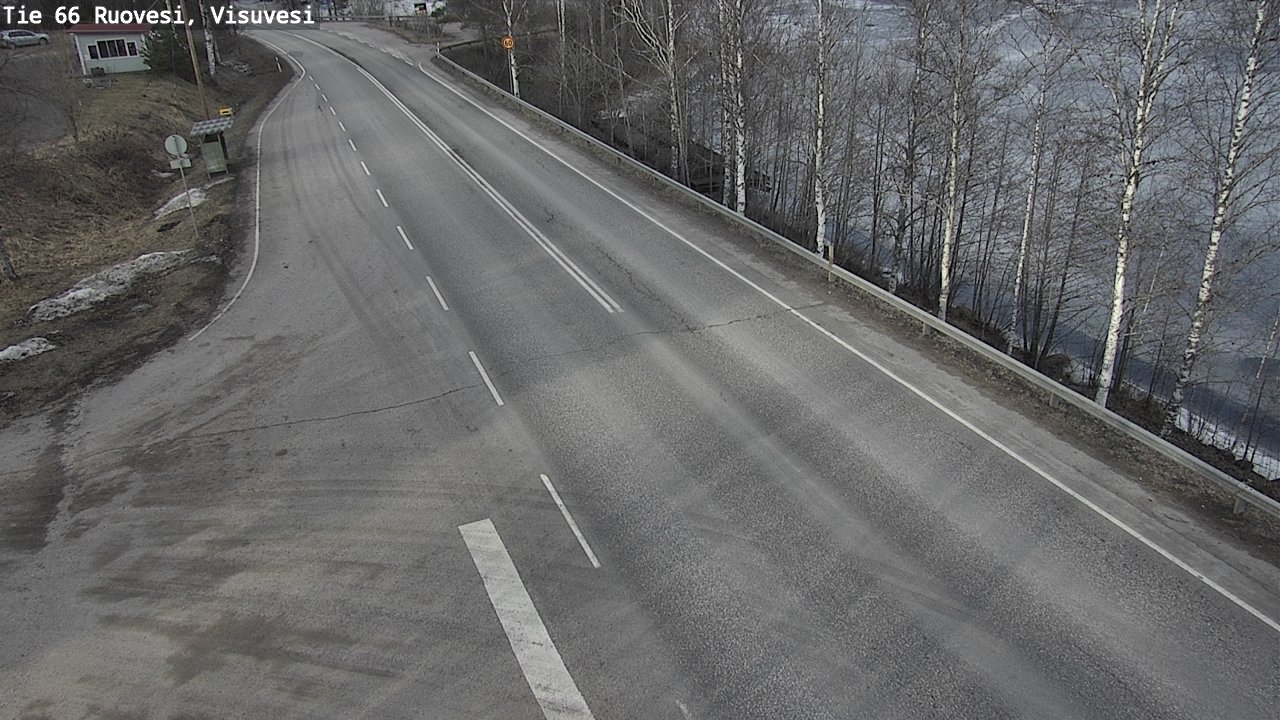 Weather Camera Image Väg 66 Ruovesi, Visuvesi, Ruovesi, Pirkanmaa