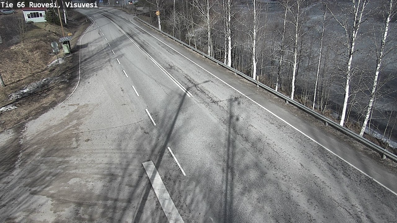 Weather Camera Image Väg 66 Ruovesi, Visuvesi, Ruovesi, Pirkanmaa