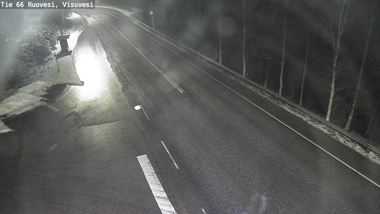 Weather Camera Image Väg 66 Ruovesi, Visuvesi, Ruovesi, Pirkanmaa