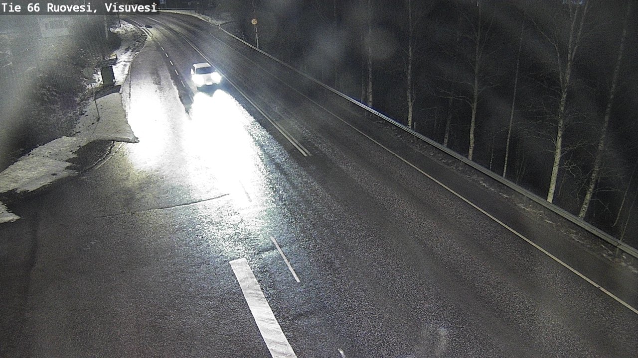 Weather Camera Image Väg 66 Ruovesi, Visuvesi, Ruovesi, Pirkanmaa