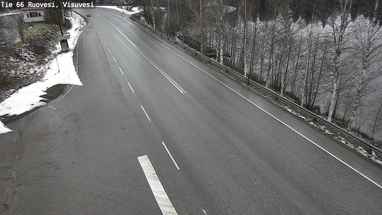 Weather Camera Image Väg 66 Ruovesi, Visuvesi, Ruovesi, Pirkanmaa