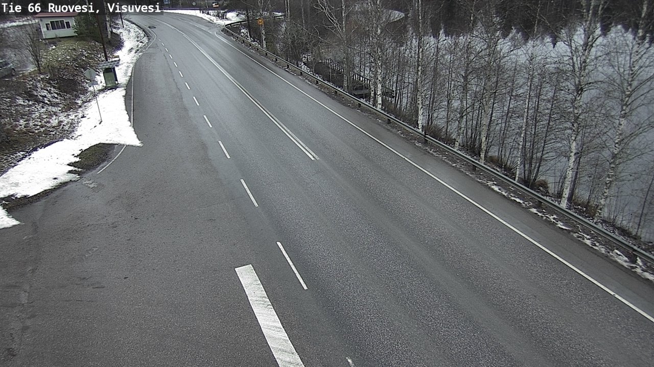 Weather Camera Image Väg 66 Ruovesi, Visuvesi, Ruovesi, Pirkanmaa