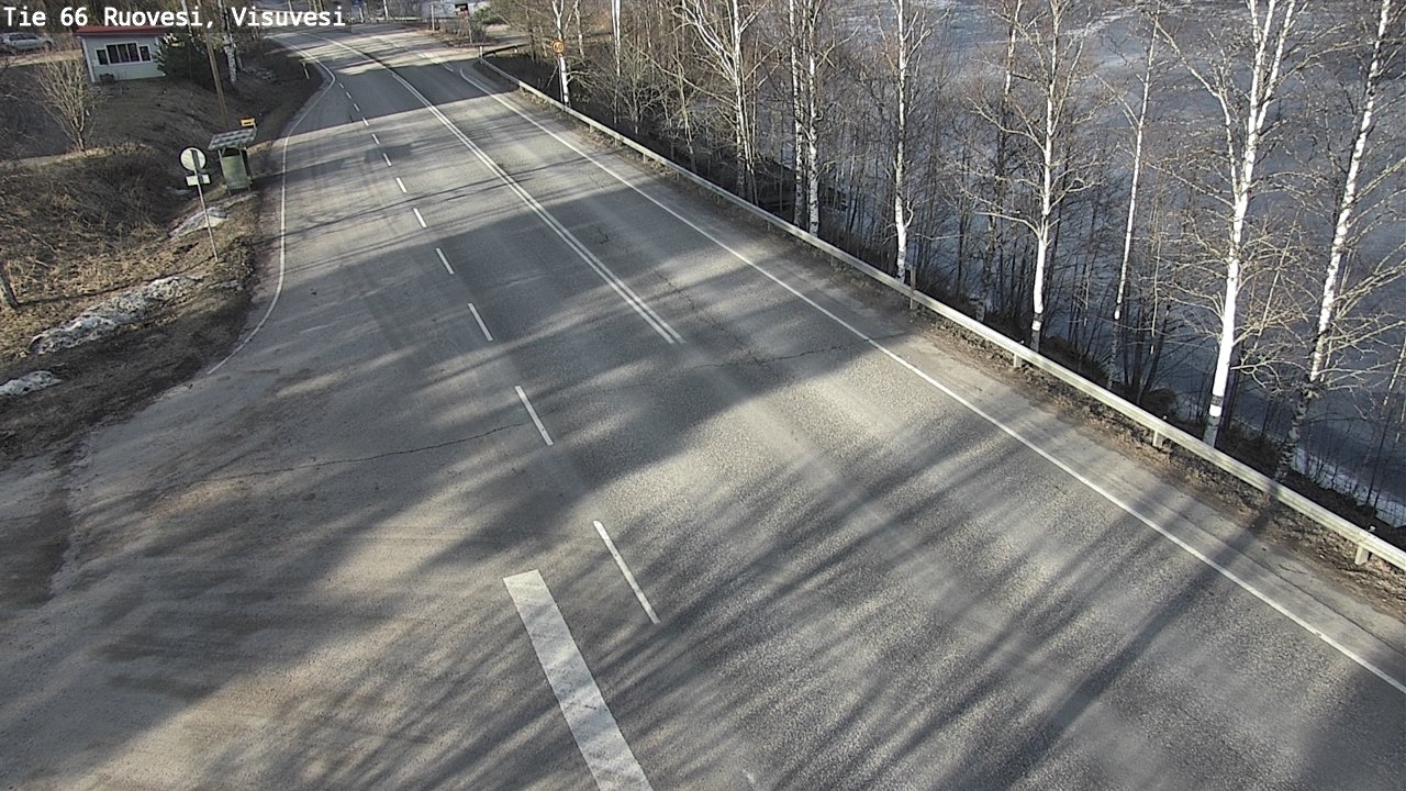 Weather Camera Image Väg 66 Ruovesi, Visuvesi, Ruovesi, Pirkanmaa