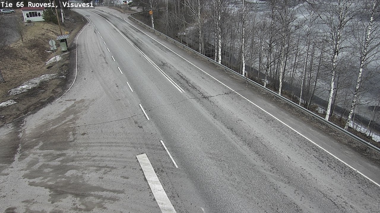 Weather Camera Image Väg 66 Ruovesi, Visuvesi, Ruovesi, Pirkanmaa