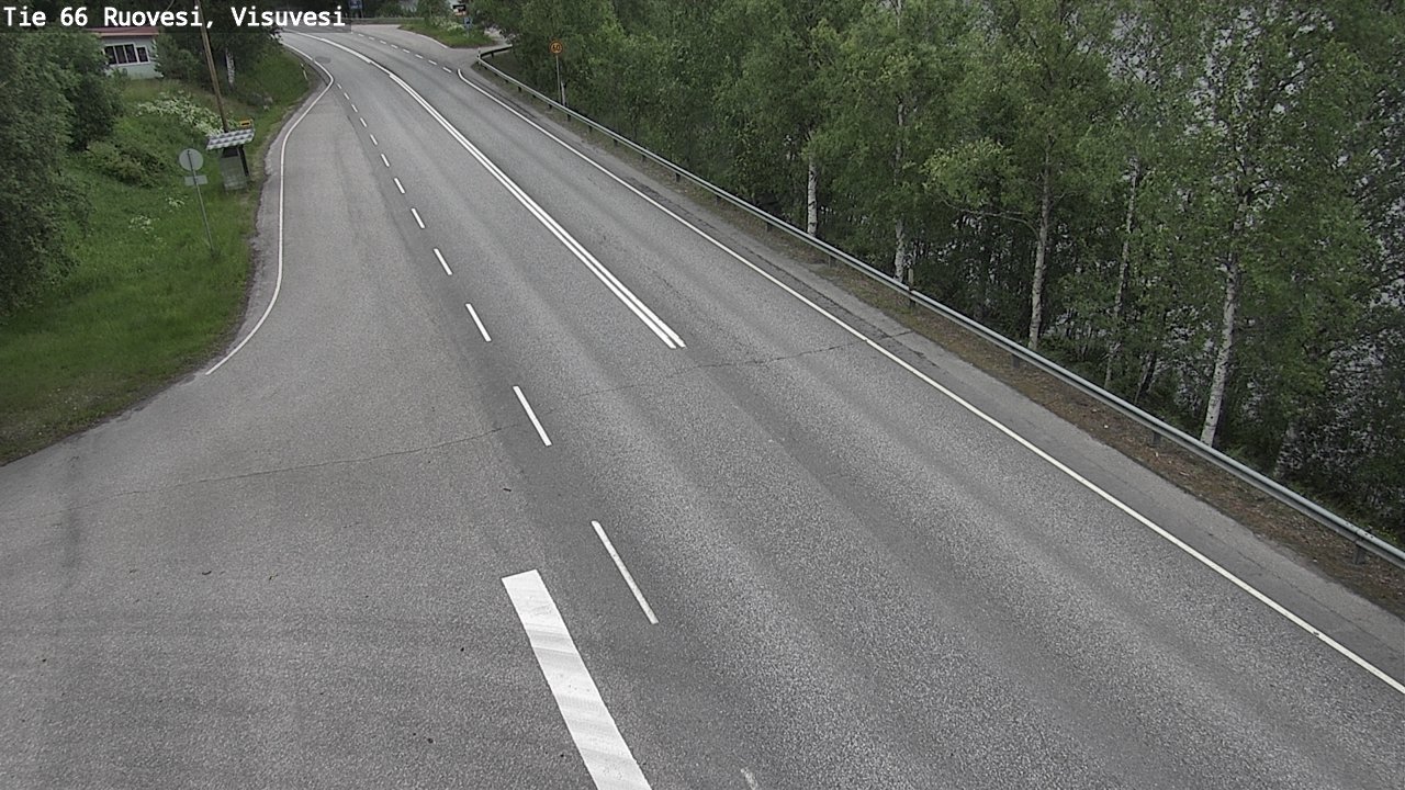 Weather Camera Image Väg 66 Ruovesi, Visuvesi, Ruovesi, Pirkanmaa