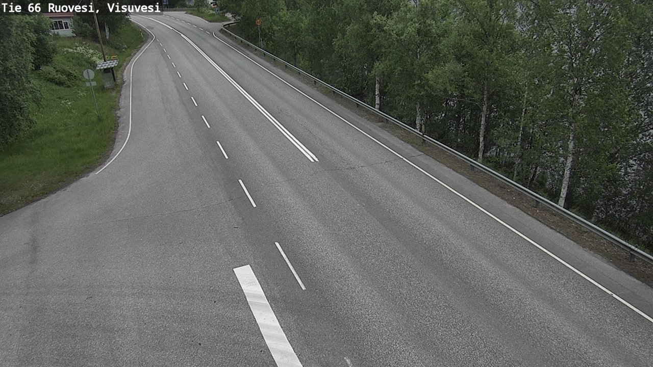 Weather Camera Image Väg 66 Ruovesi, Visuvesi, Ruovesi, Pirkanmaa