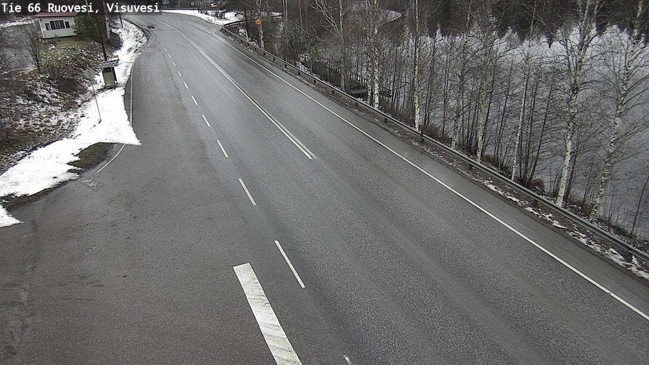 Weather Camera Image Väg 66 Ruovesi, Visuvesi, Ruovesi, Pirkanmaa