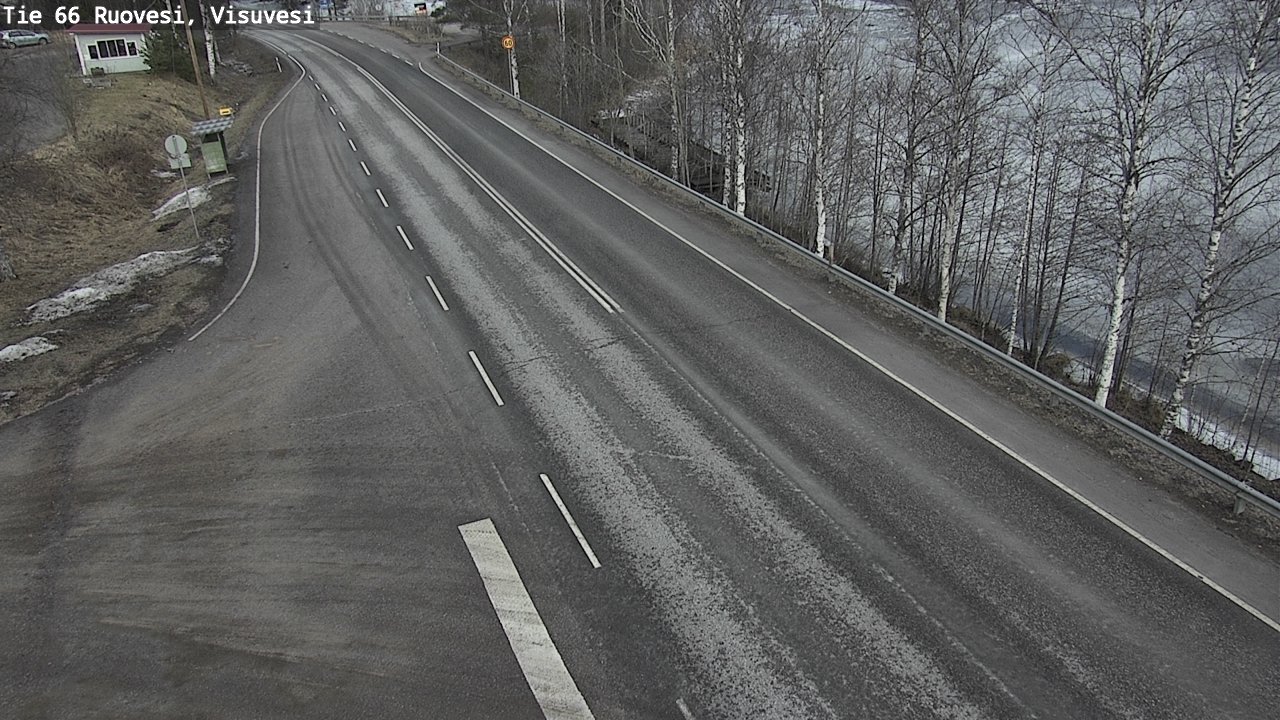 Weather Camera Image Väg 66 Ruovesi, Visuvesi, Ruovesi, Pirkanmaa