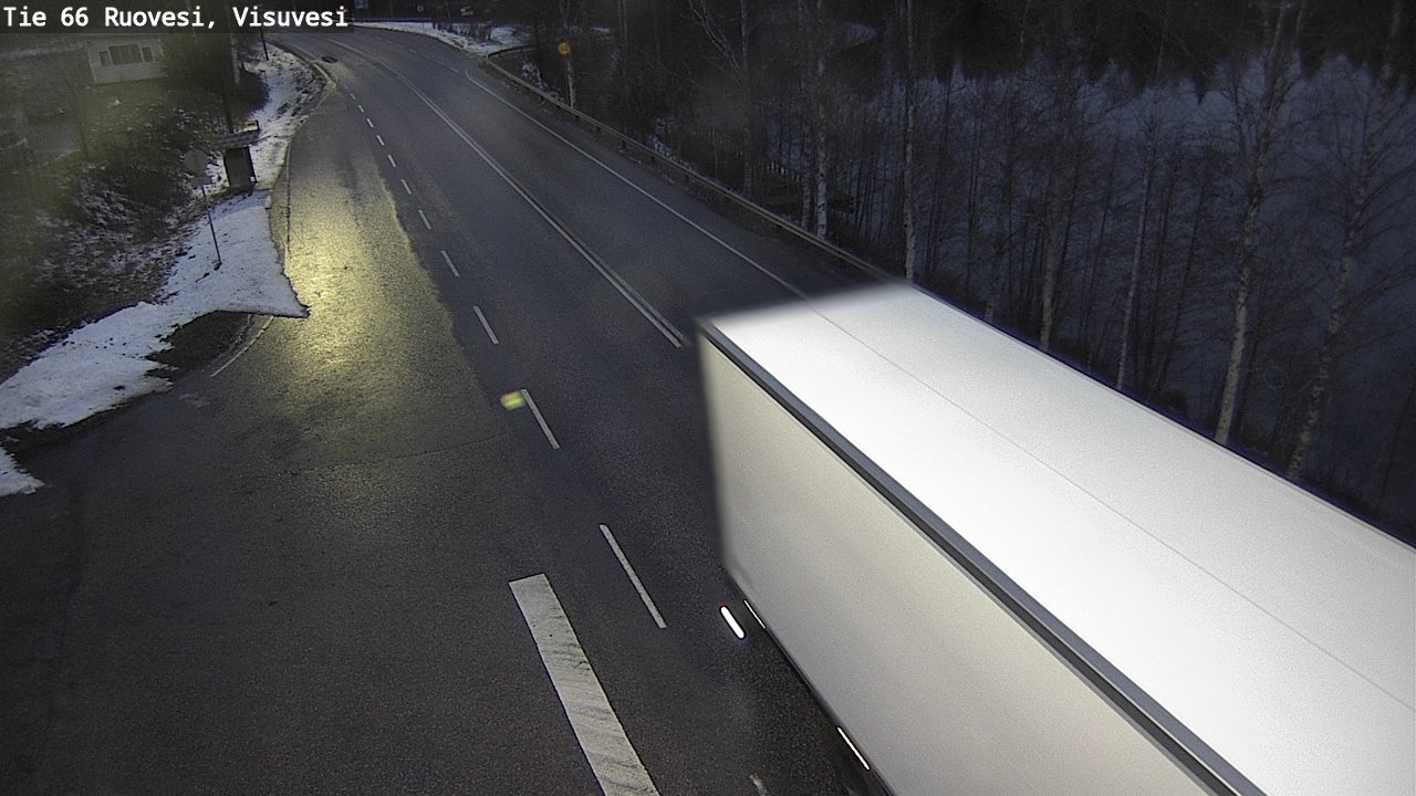 Weather Camera Image Väg 66 Ruovesi, Visuvesi, Ruovesi, Pirkanmaa