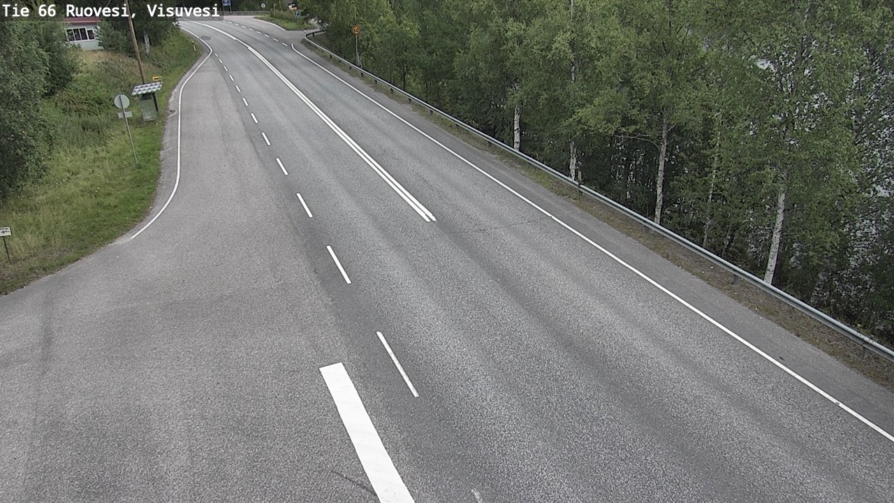 Weather Camera Image Väg 66 Ruovesi, Visuvesi, Ruovesi, Pirkanmaa