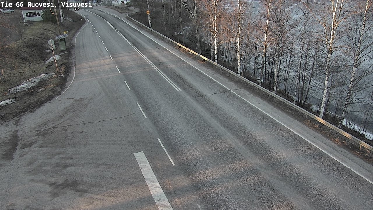 Weather Camera Image Road 66 Ruovesi, Visuvesi, Ruovesi, Pirkanmaa