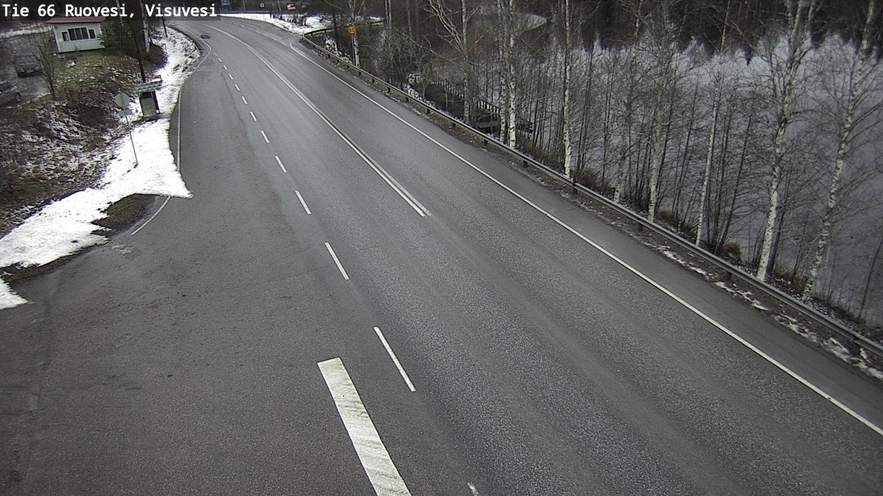 Weather Camera Image Väg 66 Ruovesi, Visuvesi, Ruovesi, Pirkanmaa