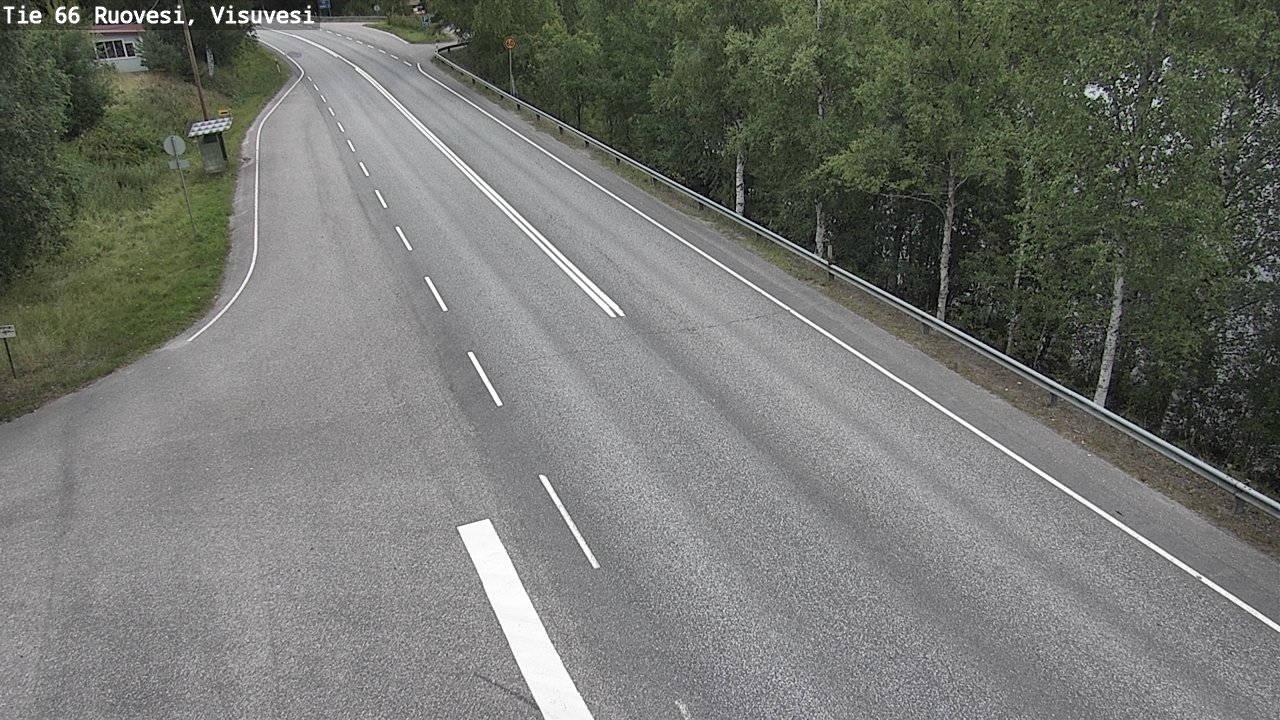 Weather Camera Image Väg 66 Ruovesi, Visuvesi, Ruovesi, Pirkanmaa