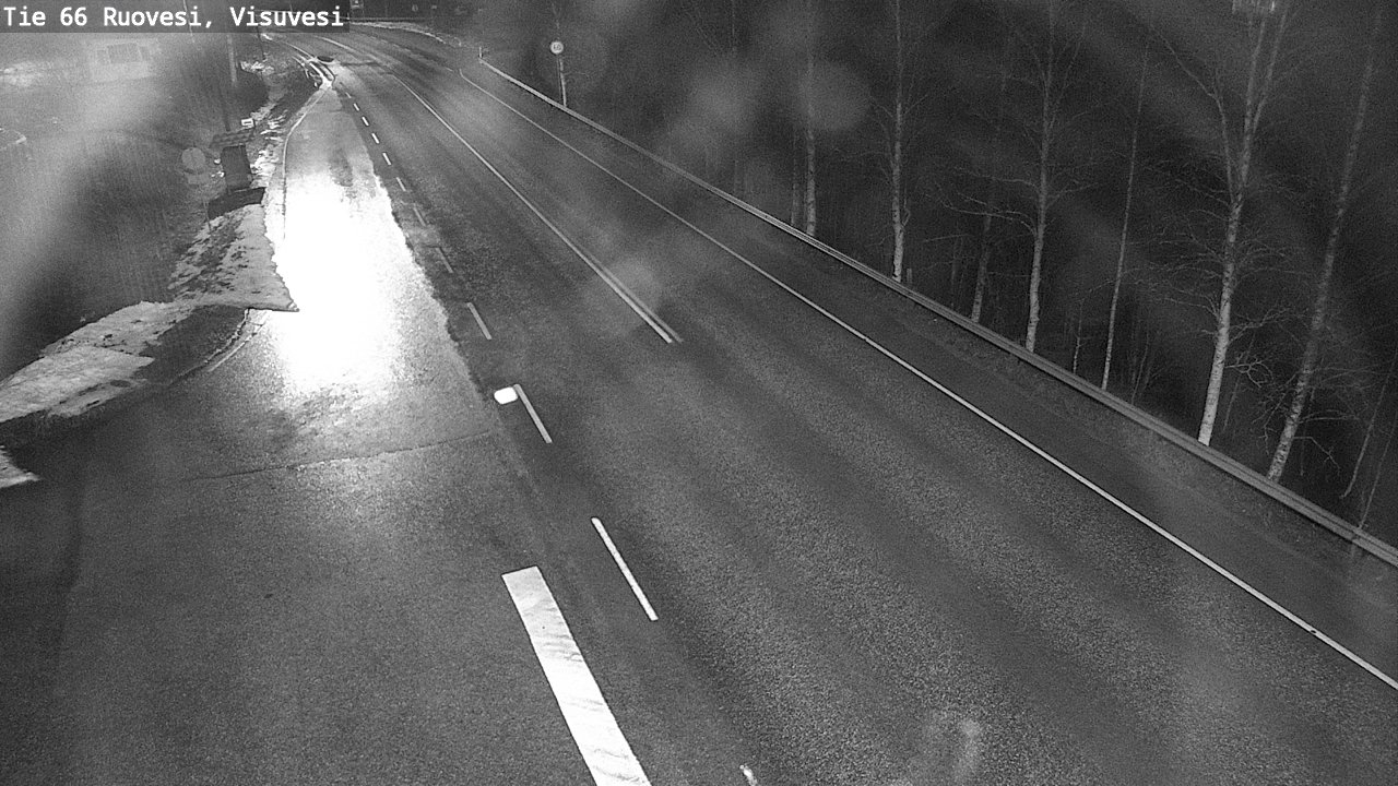Weather Camera Image Väg 66 Ruovesi, Visuvesi, Ruovesi, Pirkanmaa