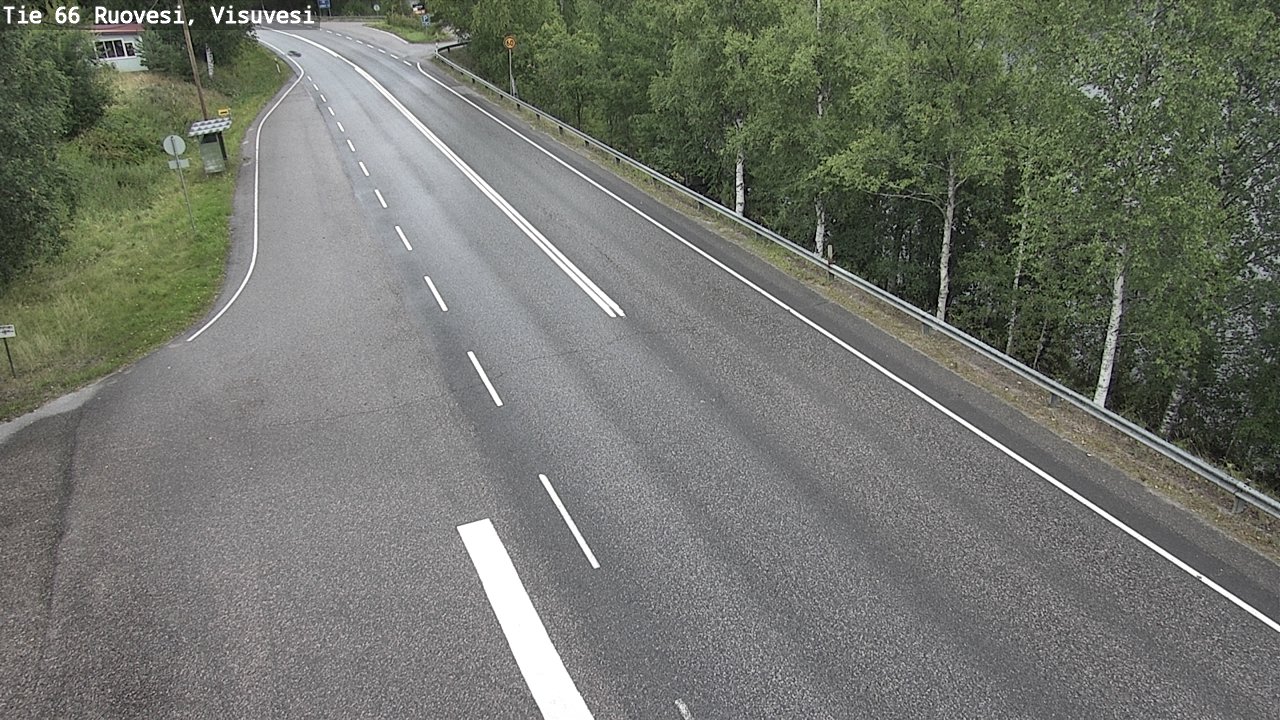 Weather Camera Image Väg 66 Ruovesi, Visuvesi, Ruovesi, Pirkanmaa
