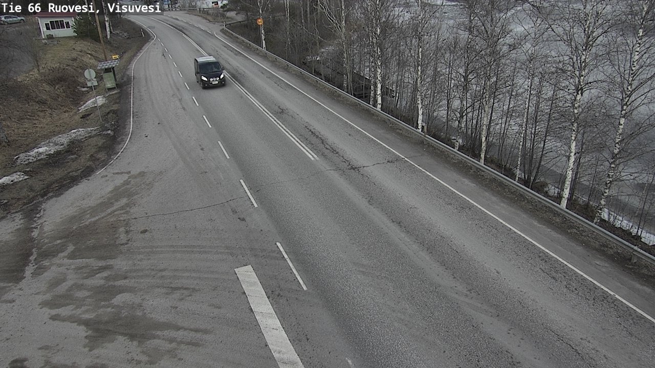 Weather Camera Image Väg 66 Ruovesi, Visuvesi, Ruovesi, Pirkanmaa