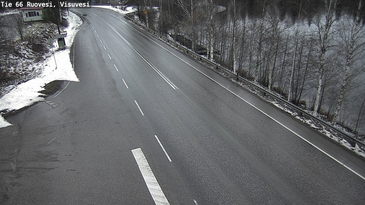 Weather Camera Image Väg 66 Ruovesi, Visuvesi, Ruovesi, Pirkanmaa