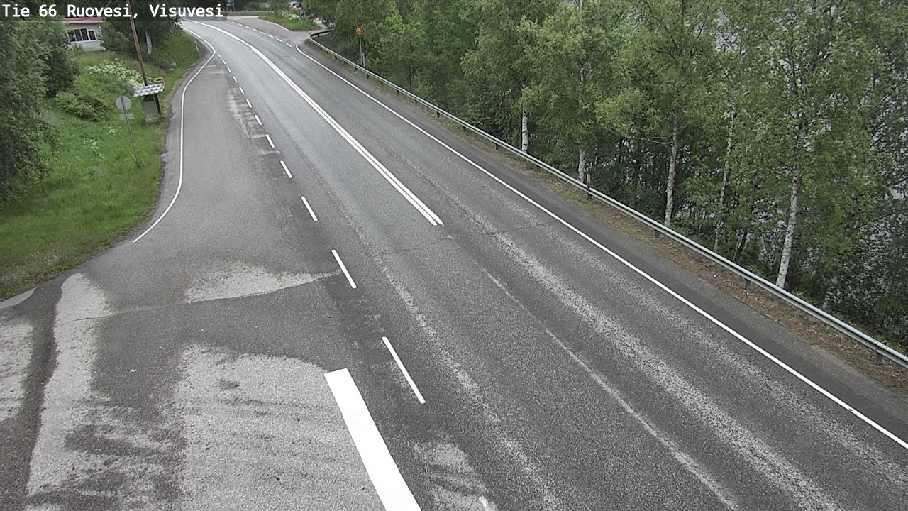 Weather Camera Image Väg 66 Ruovesi, Visuvesi, Ruovesi, Pirkanmaa