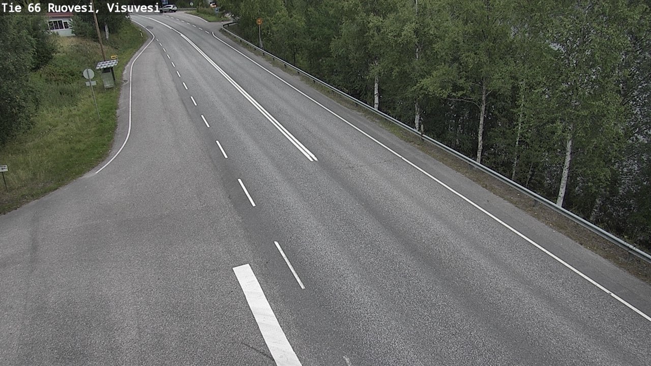 Weather Camera Image Väg 66 Ruovesi, Visuvesi, Ruovesi, Pirkanmaa