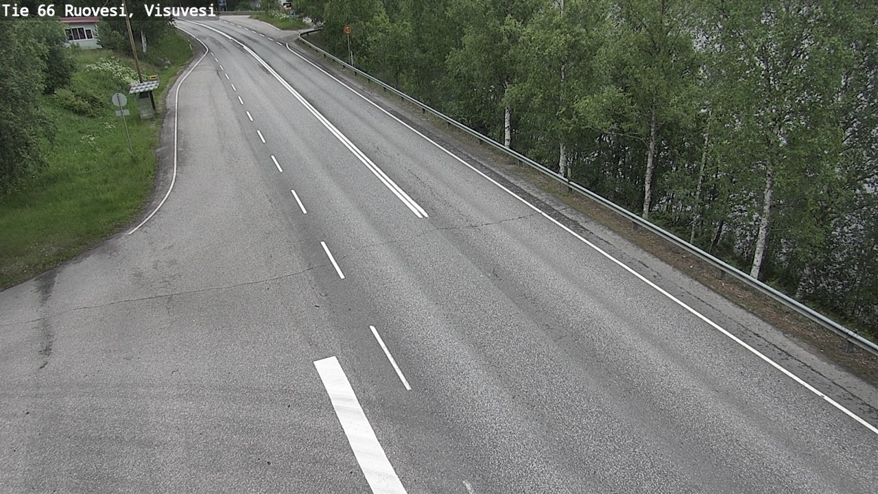Weather Camera Image Väg 66 Ruovesi, Visuvesi, Ruovesi, Pirkanmaa