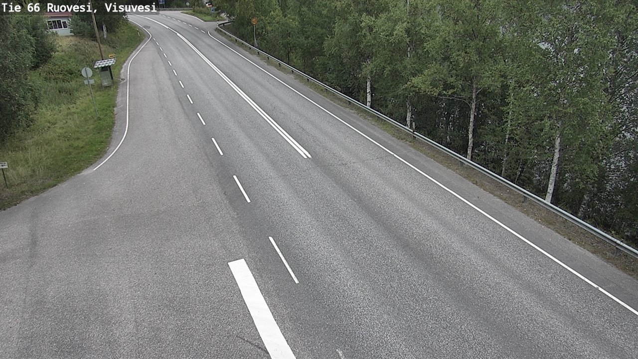 Weather Camera Image Väg 66 Ruovesi, Visuvesi, Ruovesi, Pirkanmaa
