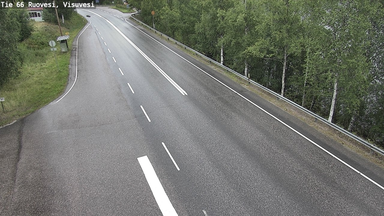 Weather Camera Image Väg 66 Ruovesi, Visuvesi, Ruovesi, Pirkanmaa