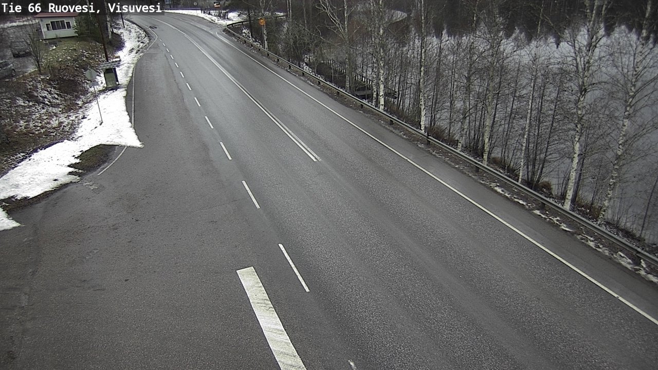 Weather Camera Image Väg 66 Ruovesi, Visuvesi, Ruovesi, Pirkanmaa