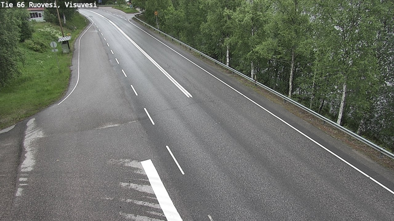 Weather Camera Image Väg 66 Ruovesi, Visuvesi, Ruovesi, Pirkanmaa