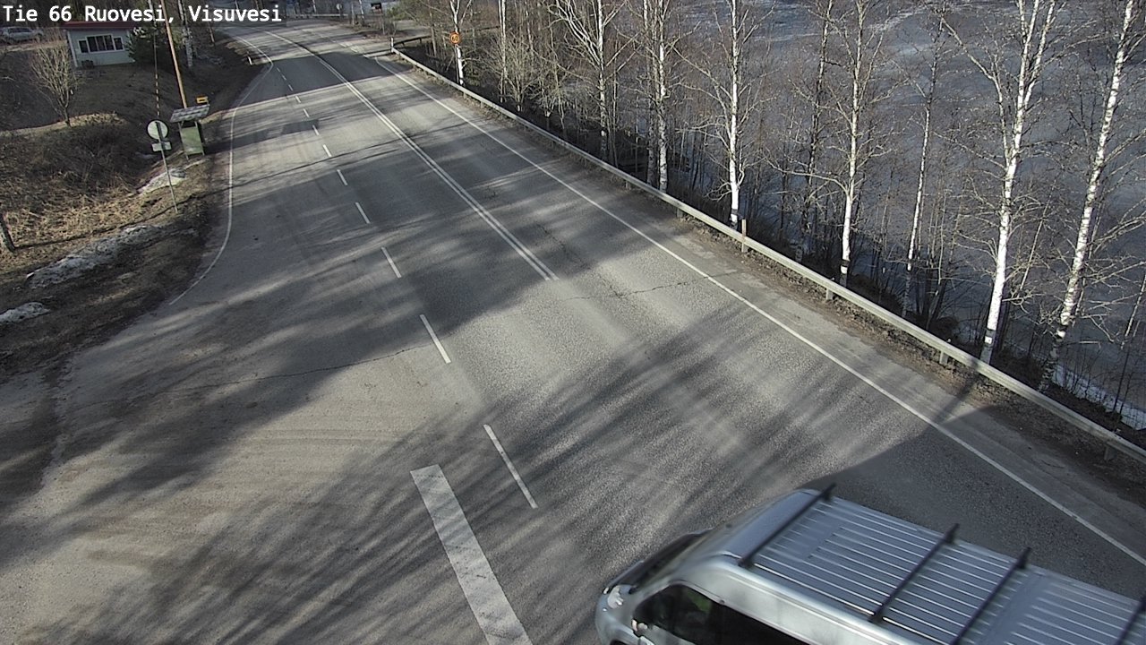 Weather Camera Image Väg 66 Ruovesi, Visuvesi, Ruovesi, Pirkanmaa