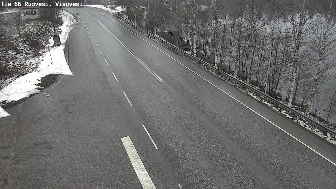 Weather Camera Image Väg 66 Ruovesi, Visuvesi, Ruovesi, Pirkanmaa