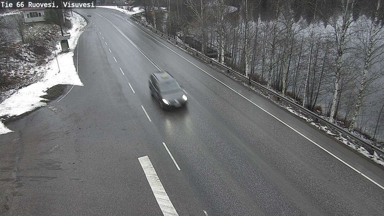 Weather Camera Image Väg 66 Ruovesi, Visuvesi, Ruovesi, Pirkanmaa